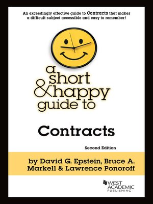 cover image of A Short & Happy Guide to Contracts
